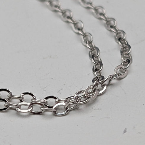 1985 UK Sterling Silver Ingot Pendant with Sterling Silver Necklace Total 11.1g